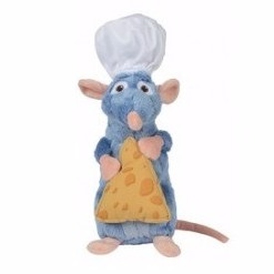 Pluche ratten Disney knuffel Remy Ratatouille 25 cm