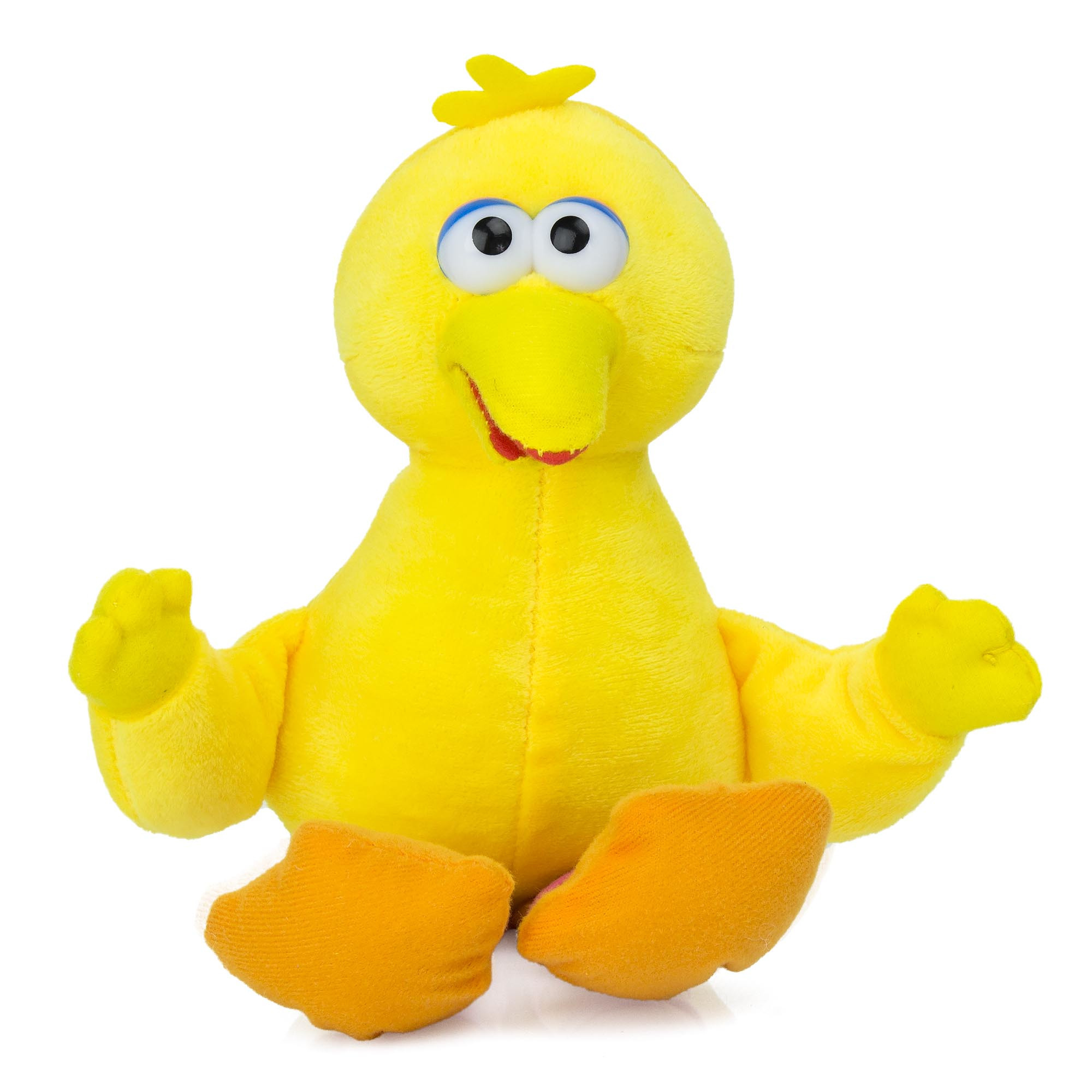 Pluche Sesamstraat Pino/Big Bird knuffelpop 25 cm speelgoed