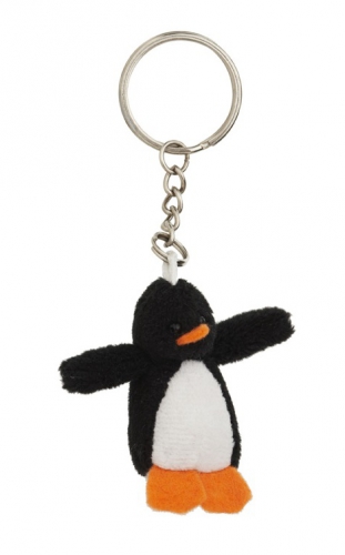 Pluche sleutelhanger Pinguin knuffel 6 cm