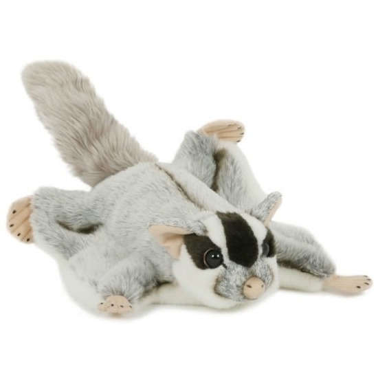 Pluche speelgoed vliegende eekhoorn knuffeldier 28 cm