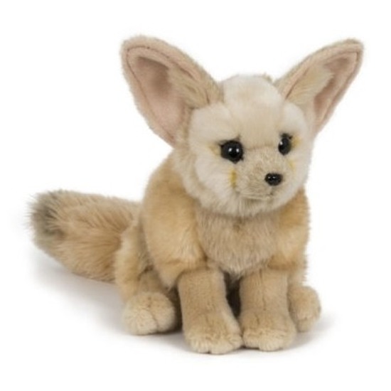 Pluche speelgoed woestijn vos knuffeldier 23 cm