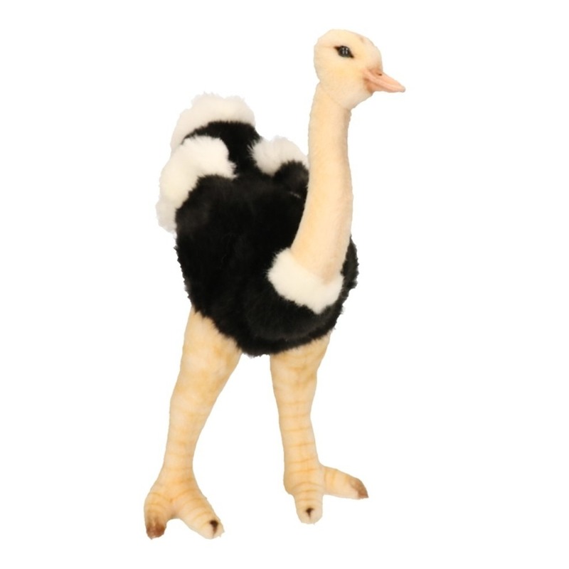 Pluche struisvogel 32 cm