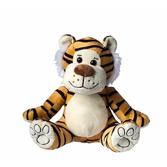 Afbeelding Pluche tijgertje knuffeldier 21cm door Animals Giftshop