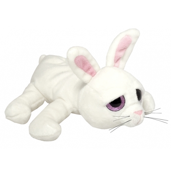 Pluche wit konijn knuffeldier 27 cm
