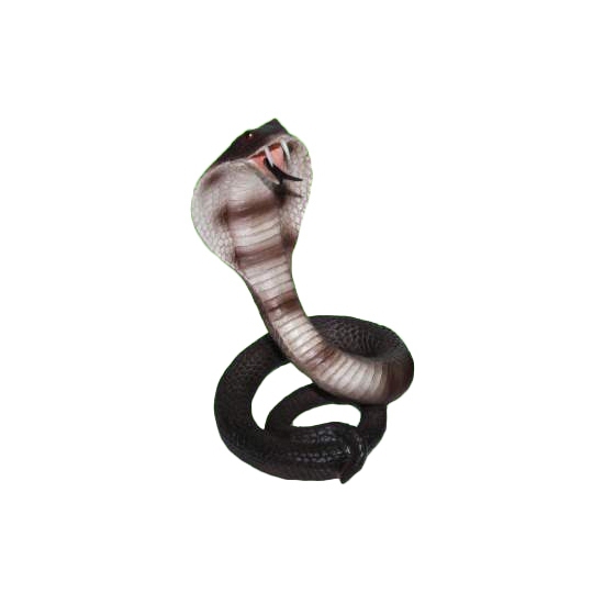 Polyresin cobra beeldje slang 15 cm