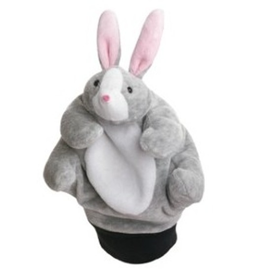 Poppentheater handpop konijn/haasje 22 cm