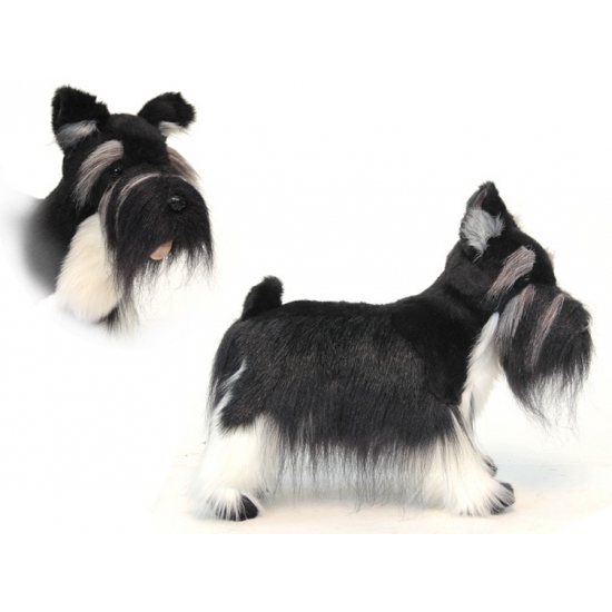 Afbeelding Realischtische pluche Schnauzer hond 45 cm door Animals Giftshop