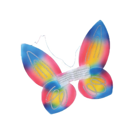 Regenboog vlinder kindervleugels