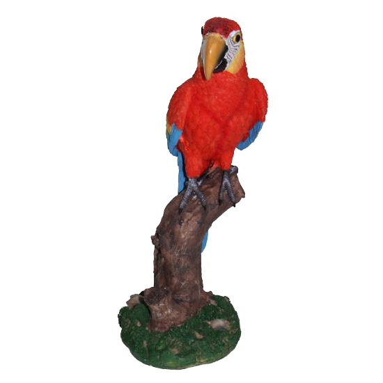 Rode decoratie papegaai 32 cm