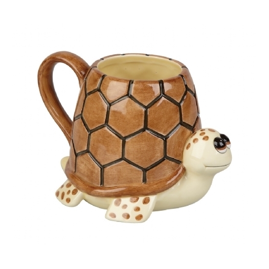 Schildpadden koffiemok 10 cm