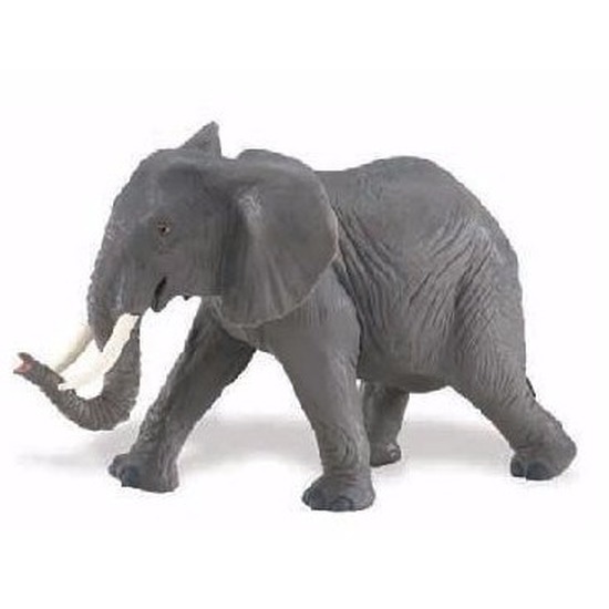 Speelgoed nep Afrikaanse olifant 16 cm