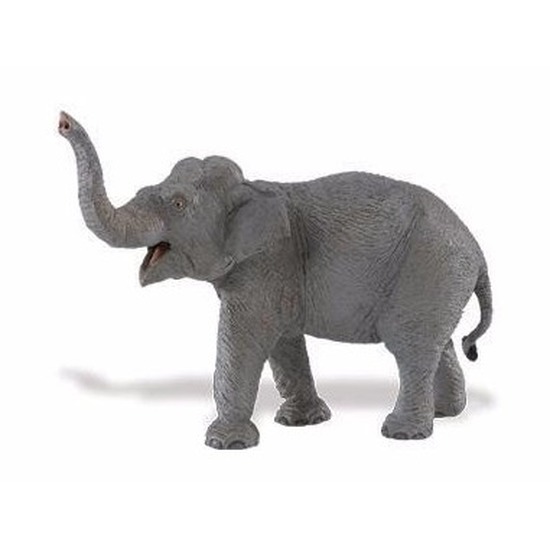 Speelgoed nep Aziatische olifant 16 cm