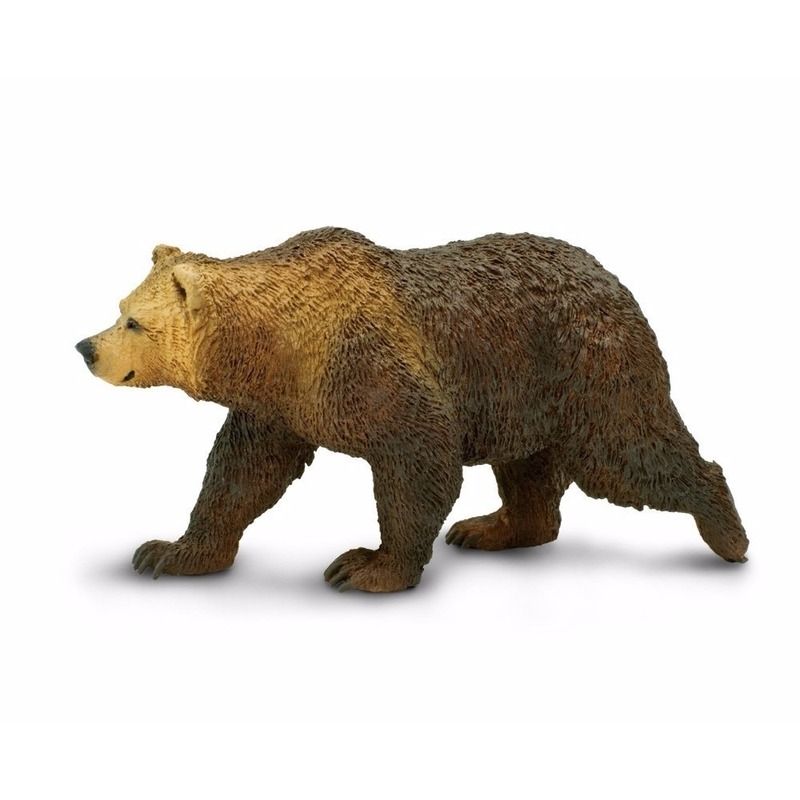 Speelgoed nep grizzly beer 12 cm