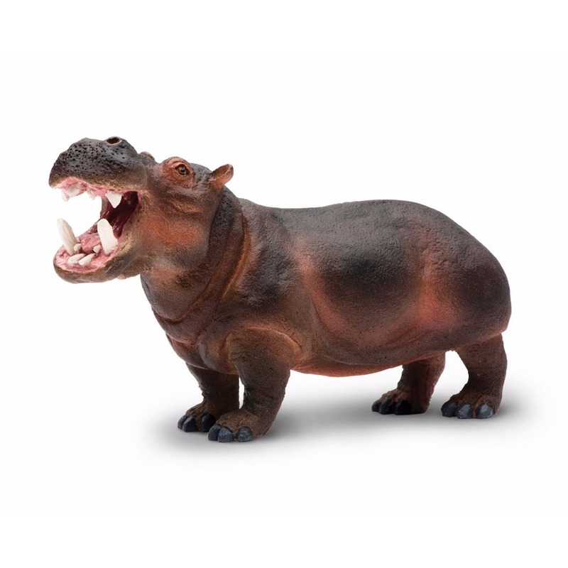 Speelgoed nep nijlpaard 12 cm