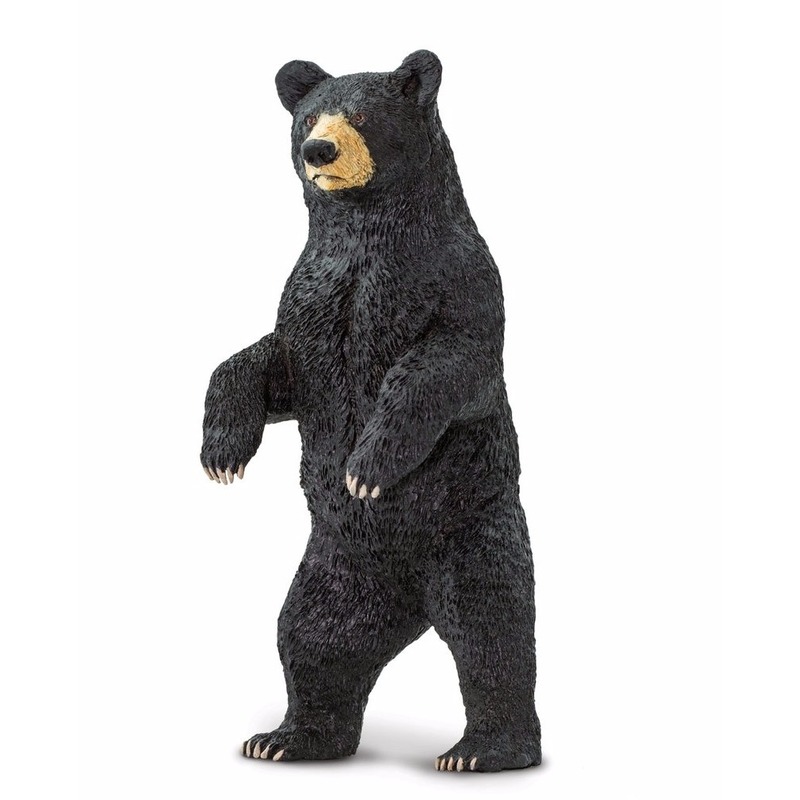 Speelgoed nep zwarte beer 10 cm