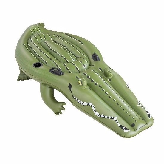 Speelgoed opblaas krokodil 259 x 104 cm