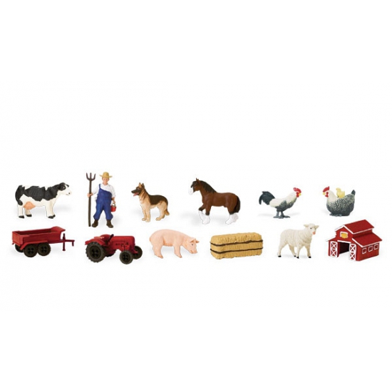 Afbeelding Speelset boerderij figuren door Animals Giftshop