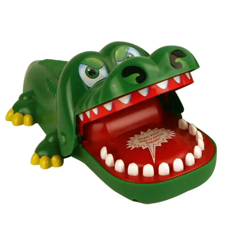 Spel krokodil met kiespijn