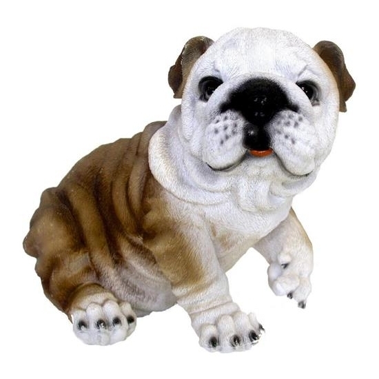 Tuin Bulldog hond beeldje 25 cm