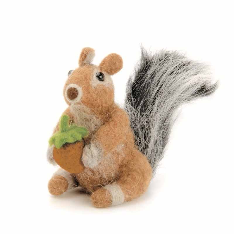 Afbeelding Vilten eekhoorntje maken hobby set door Animals Giftshop