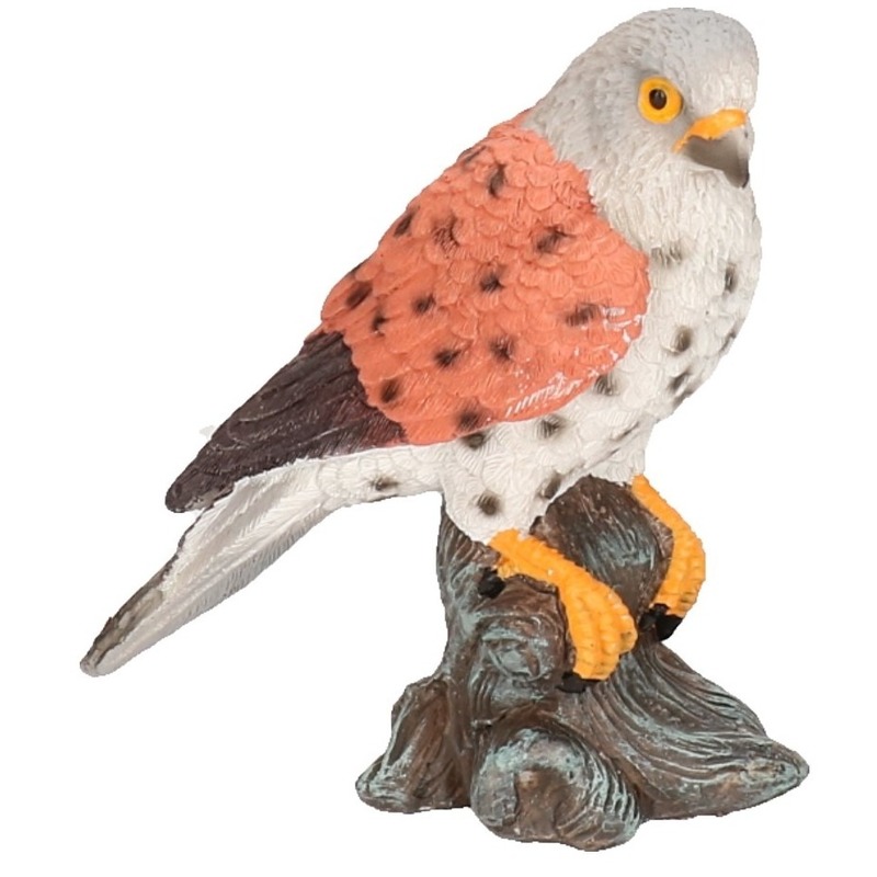 Vogel decoratie beeldje torenvalk 11 cm