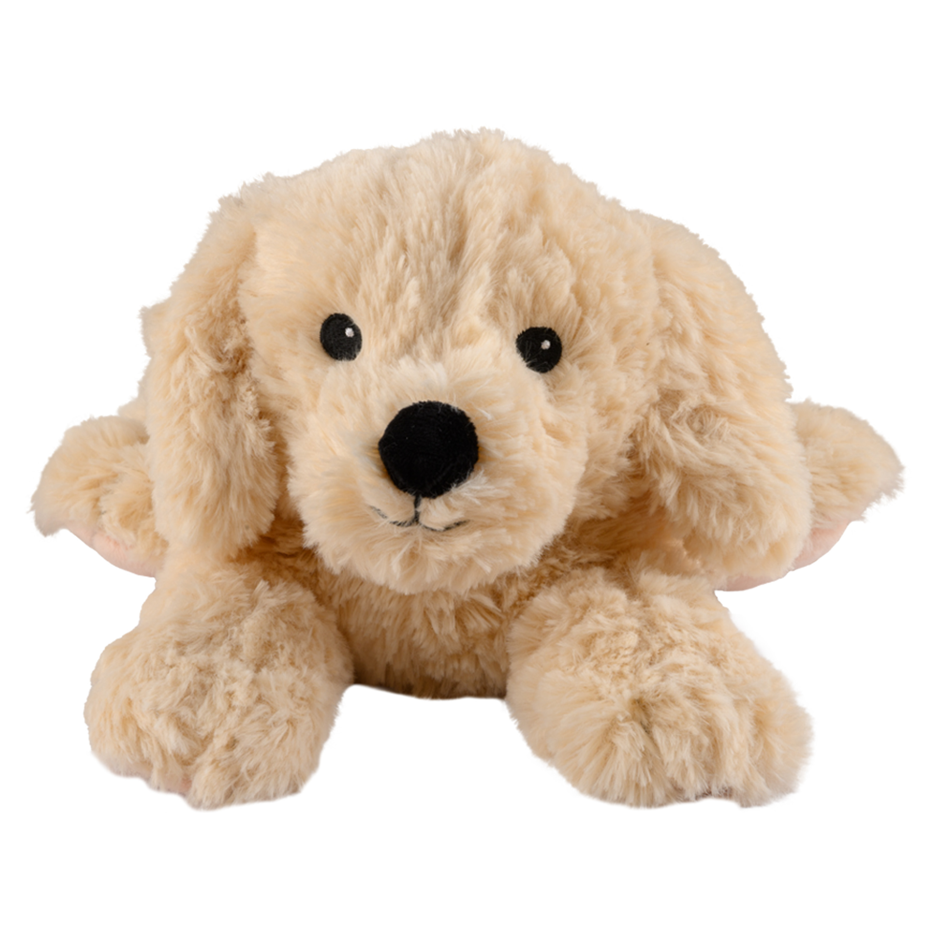 Warmies Warmte-magnetron opwarm knuffel Hond-golden retriever bruin 33 cm pittenzak