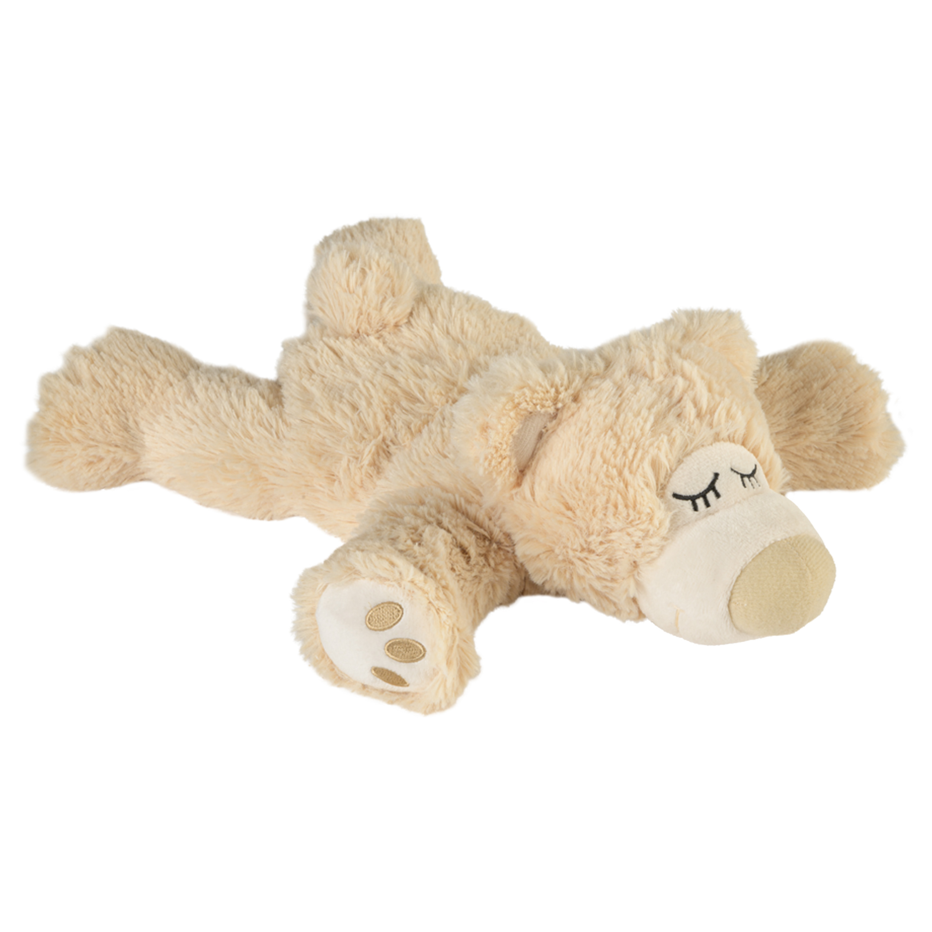 Warmies Warmte-magnetron opwarm knuffel teddybeer beige 30 cm pittenzak