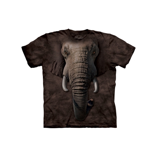 Wilde dieren T-shirt olifant voor volwassenen