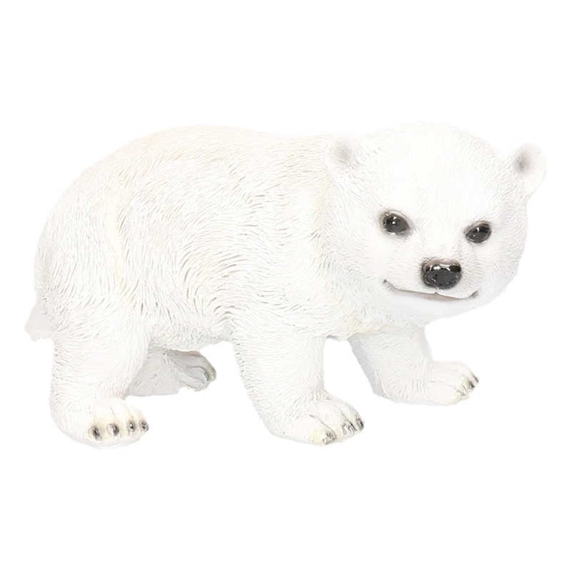 Witte ijsbeer beelden 19 cm