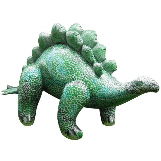 XXL opblaas Stegosaurus groen 117 cm