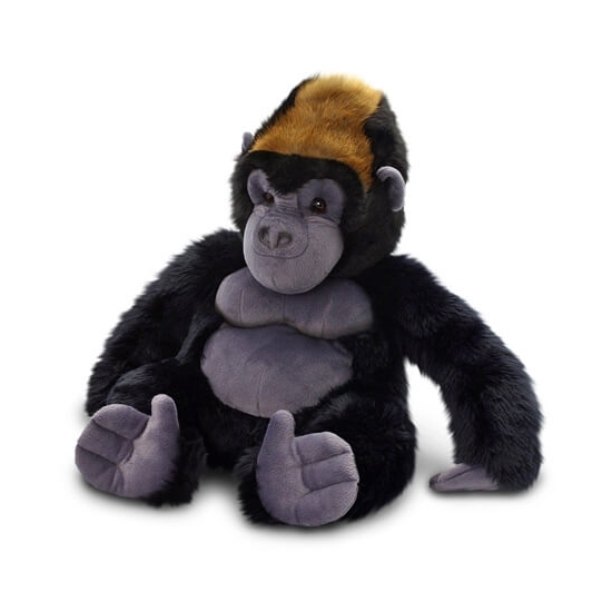 Zittende gorilla/aap knuffeldier 45cm