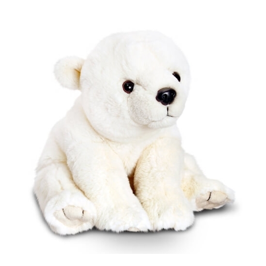 Afbeelding Zittende ijsbeer knuffeldier 45cm door Animals Giftshop