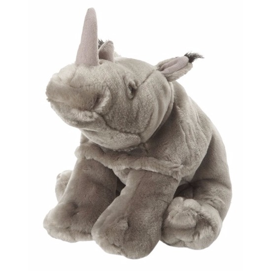 Afbeelding Zittende neushoorn knuffel 18 cm door Animals Giftshop
