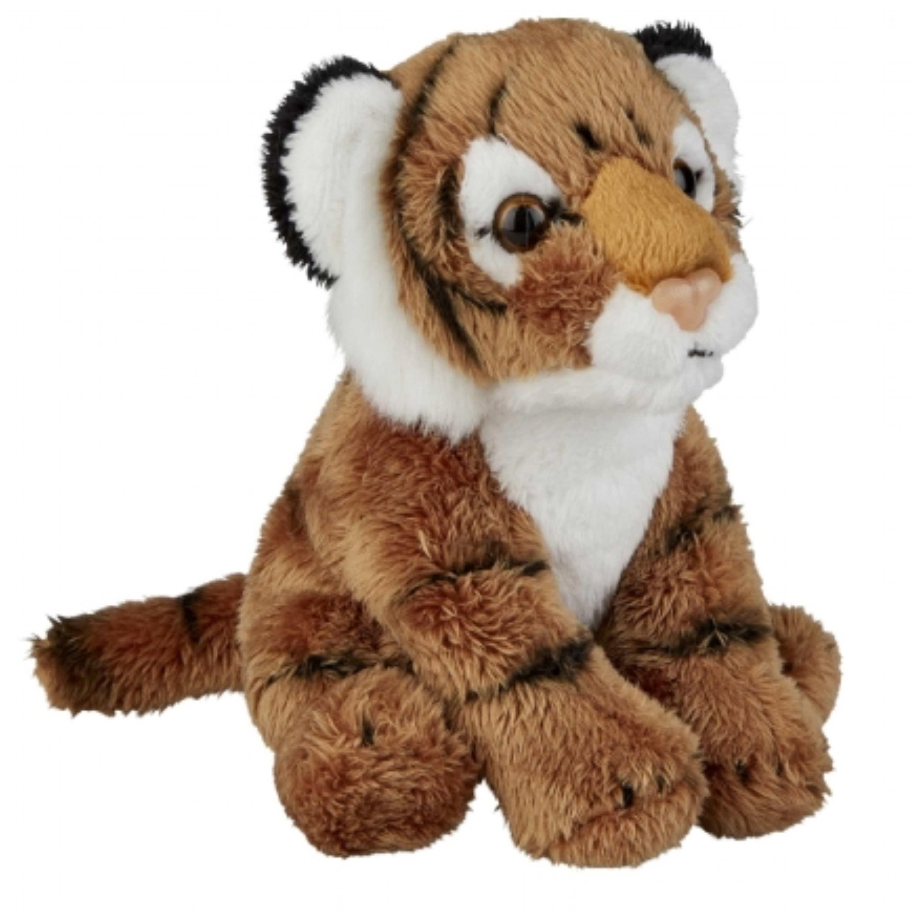 Zittende tijger knuffels 13 cm