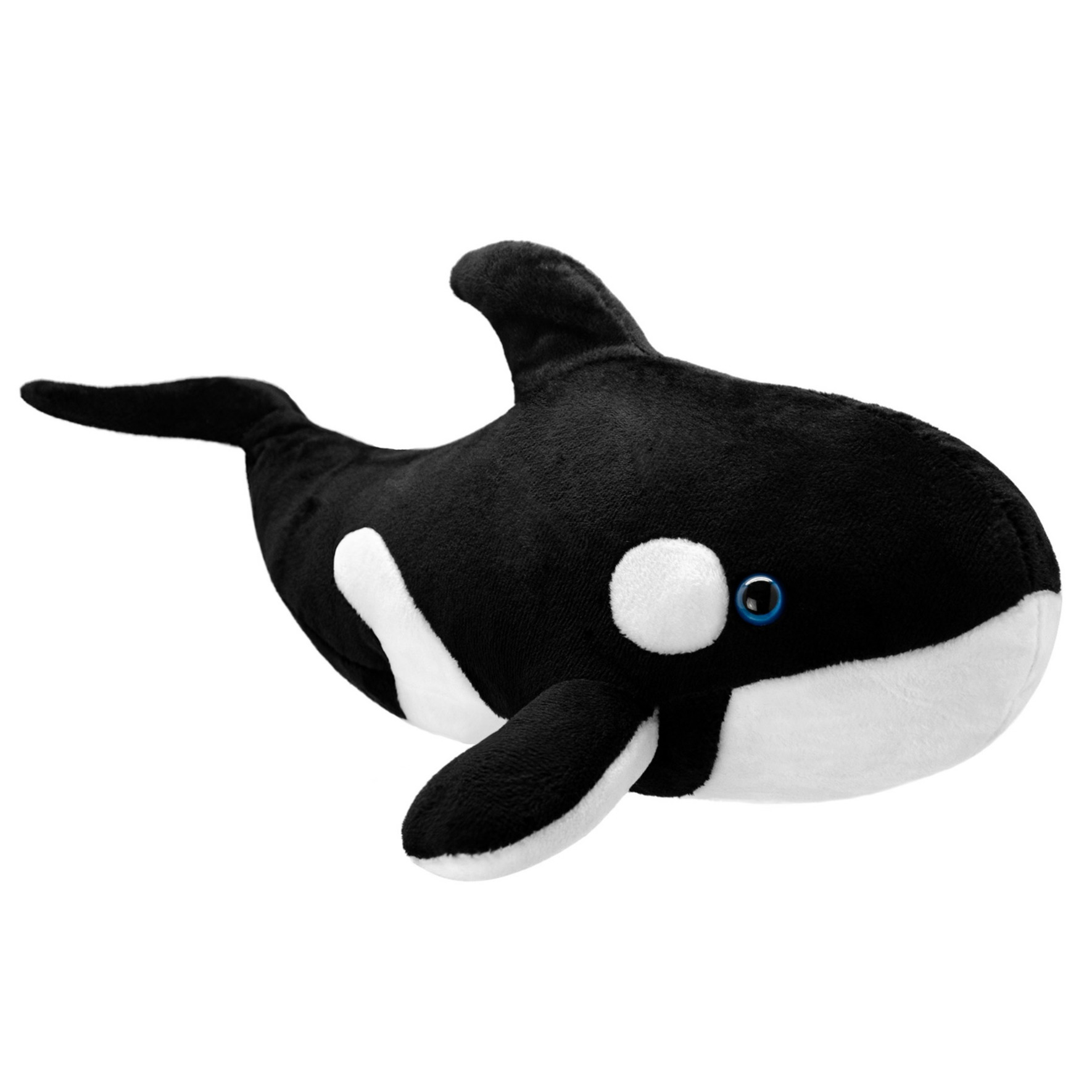 Zwart/witte orka orkas knuffels 38 cm knuffeldieren