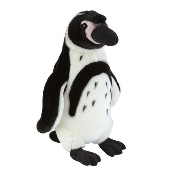 Afbeelding Zwart/witte pinguins knuffels 32 cm knuffeldieren door Animals Giftshop