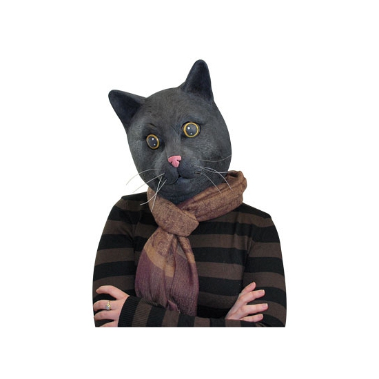 Afbeelding Zwarte katten maskers voor volwassenen door Animals Giftshop