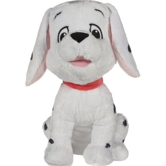 Zwarte/witte Disney 101 Dalmatiers hond knuffels 18 cm knuffeldieren