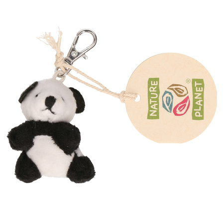 10x Panda bear keychain 5 cm