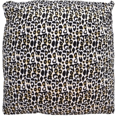 2x Sierkussentjes met cheetah print 45 cm
