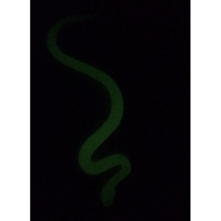 5x Plastic toy snakes glow in the dark 15 cm