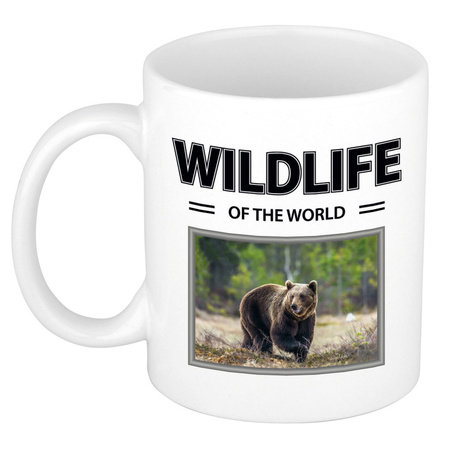 Animal photo mug Bears wildlife of the world 300 ml