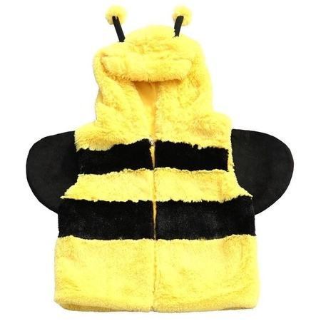 Bijen bodywarmer voor kinderen