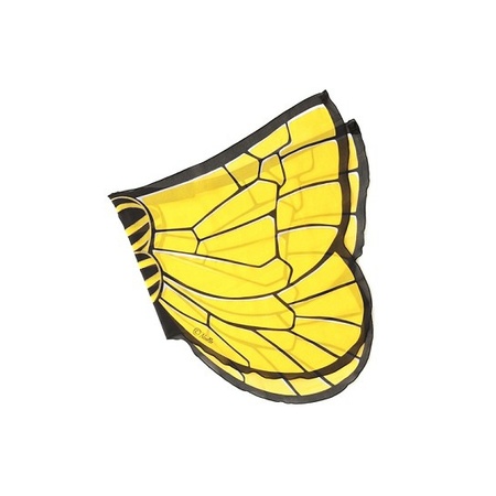 Bijtje verkleed set - vleugels en diadeem - geel - kinderen