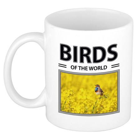 Foto mok Blauwborst vogel beker - birds of the world cadeau Blauwborst vogels liefhebber