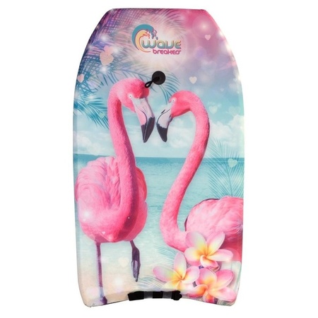 Bodyboard flamingo bird print 83 cm