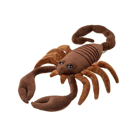 Brown plush scorpion toy 50 cm