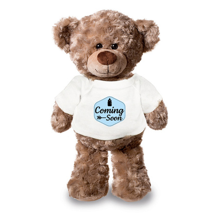 Coming soon Teddybear with t-shirt boy
