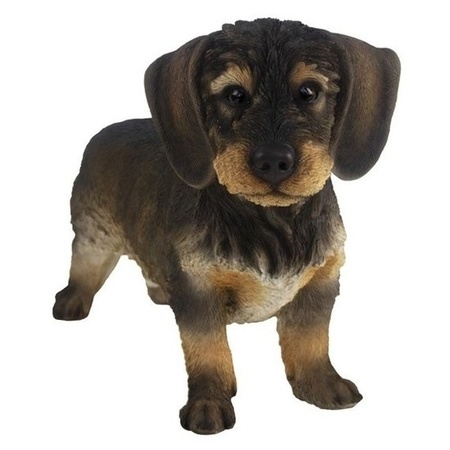 Animal garden statue dachshund dog 29 cm