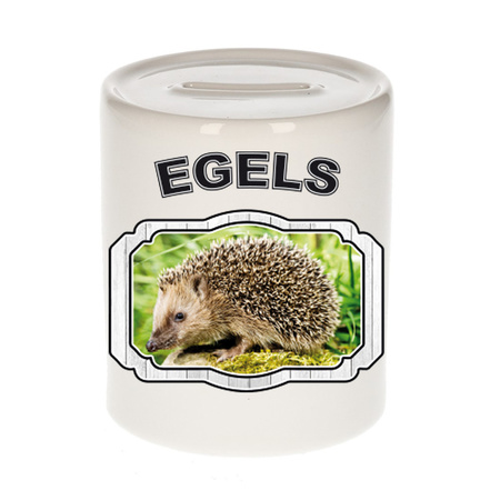 Animal hedgehogs money box white 300 ml